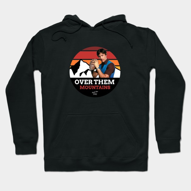 Over Them Mountains Hoodie by BodinStreet